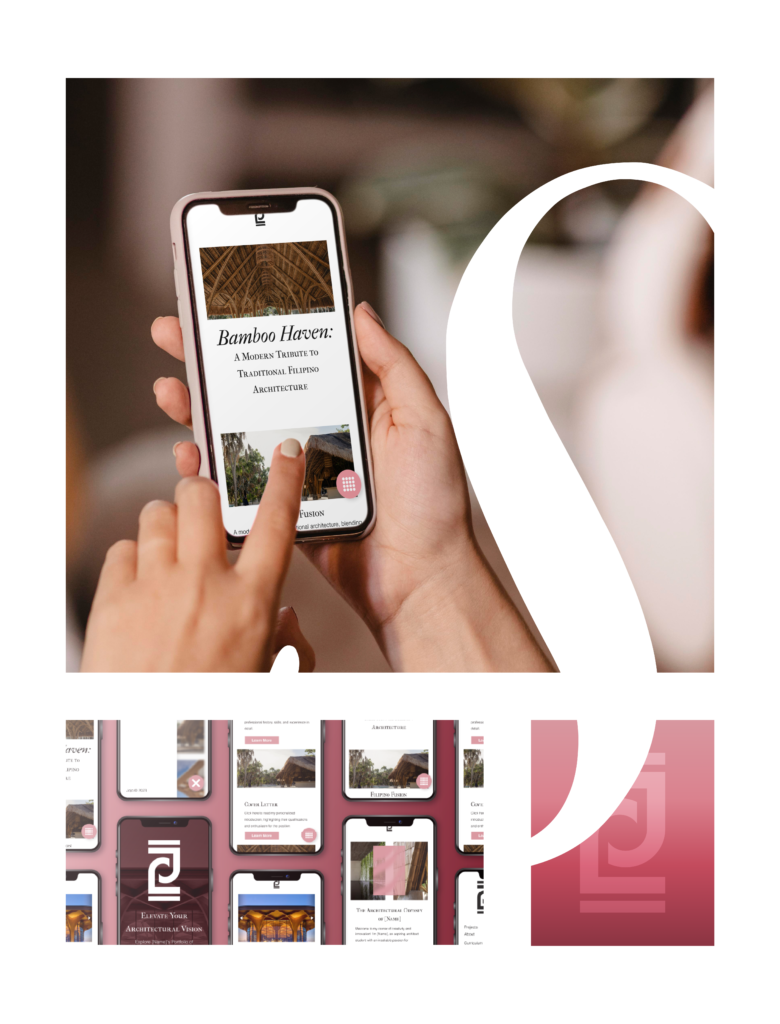 Jojo's Portfolio - Mobile Mockups